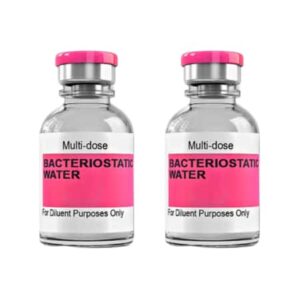 two vials of multi-dose Bacteriostatic Water For Injection 2x 30ML