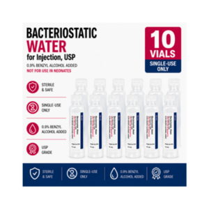 Bacteriostatic Water 10x 10ML