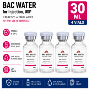 Bacteriostatic Water 4x 30ML